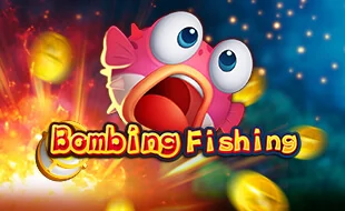 Blast through the ocean in Bombing Fishing, an arcade game with cute pink fish and shimmering gold coins.