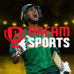 Dream Sports offers premium cricket wagering, featuring the joy of a winning batsman amidst the stadium floodlights.