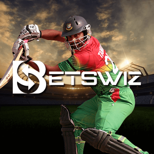 BetsWiz: Your go-to cricket betting hub, capturing the intensity of a batsman under the bright stadium lights.