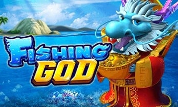 Hunt the blue dragon in Fishing God, an underwater slot where gold treasures are hidden in the deep.