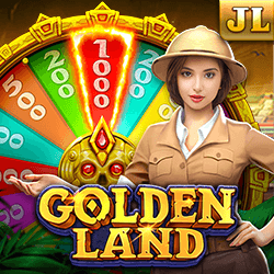 Embark on a jungle trek in Golden Land by JL, featuring an adventurous heroine and a lucky spin wheel.