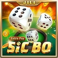 Sic Bo Extra Pay by JILI brings the thrill of rolling white dice and winning gold coins on a traditional green table.