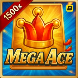 Claim the throne in Mega Ace, a slot where a royal golden crown leads to a maximum win of 1500x.