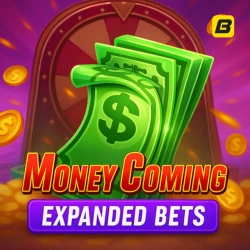 Try the Expanded Bets version of Money Coming, adding a bonus spin wheel to the cash-filled action.